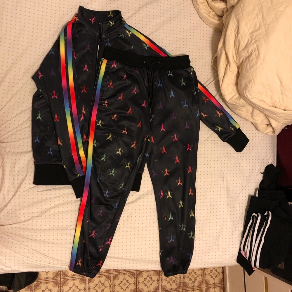 JSC rainbow tracksuit